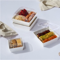 Упаковка Smart Pack Dome Lid White с купольной крышкой, 85x85x85мм